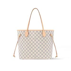 Louis Vuitton Cream and Tan Tote Bag with Iconic Design